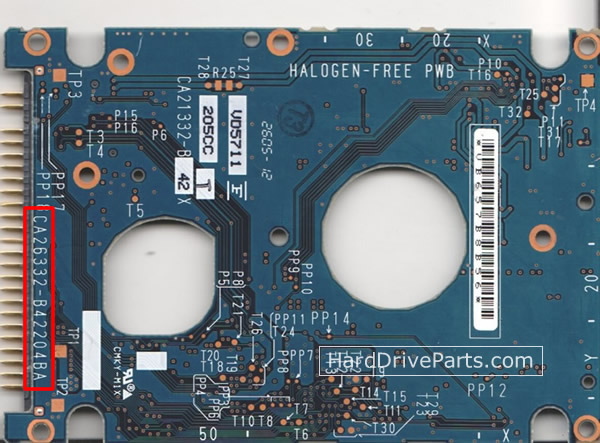 Controladora disco duro fujitsu pcb CA26332-B42204BA