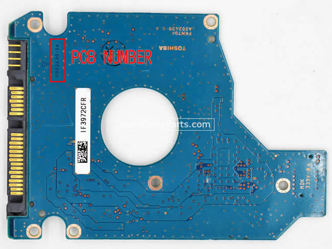 G002439-0A Placa Logica Disco Duro Toshiba PCB