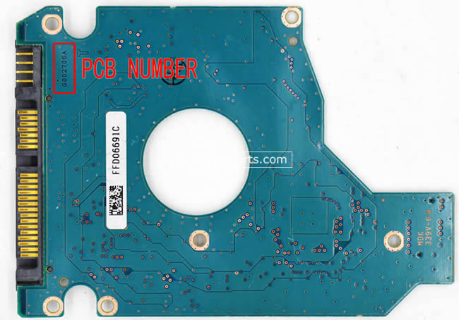 G002706A Placa Logica Disco Duro Toshiba PCB