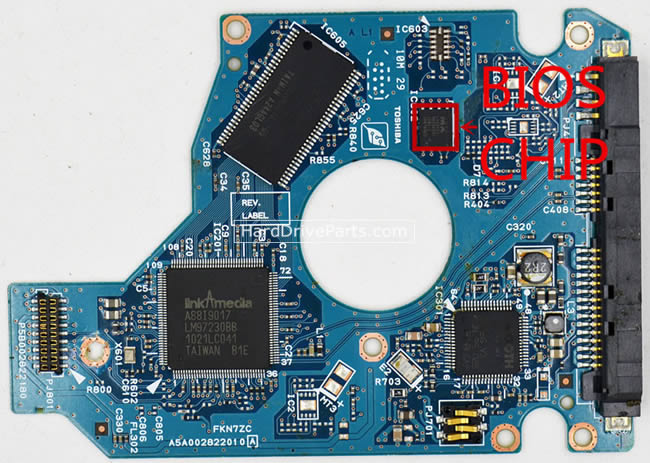 G002822A Placa Logica Disco Duro Toshiba