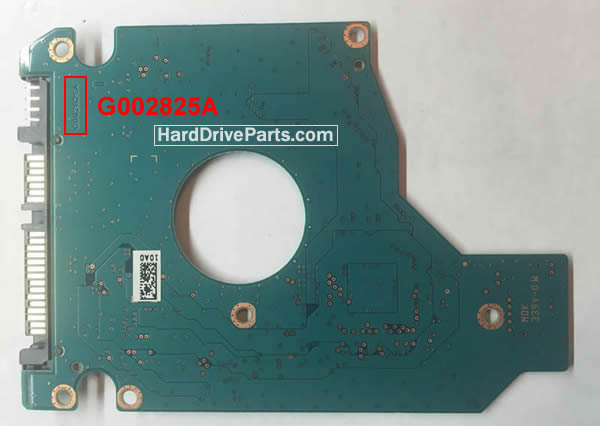 Controladora disco duro toshiba pcb G002825A