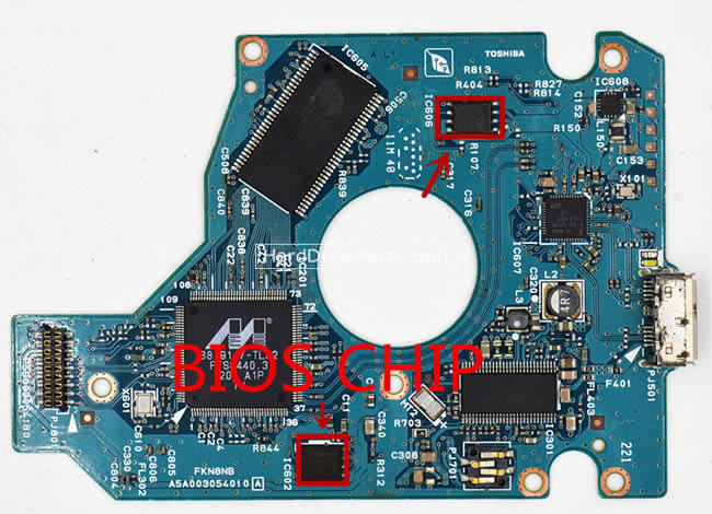 G003054A Placa Logica Disco Duro Toshiba PCB