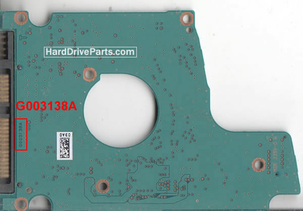 Controladora disco duro toshiba pcb G003138A