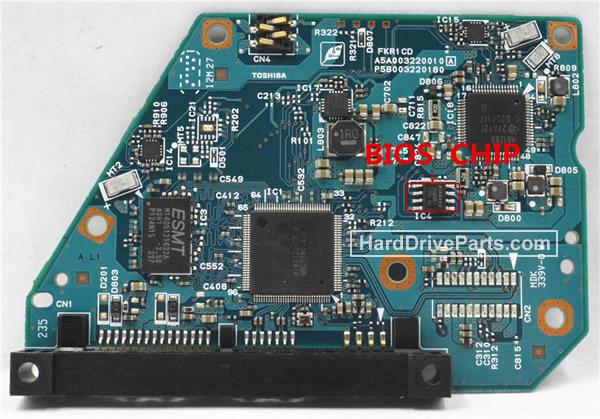 Controladora disco duro toshiba pcb G003220A