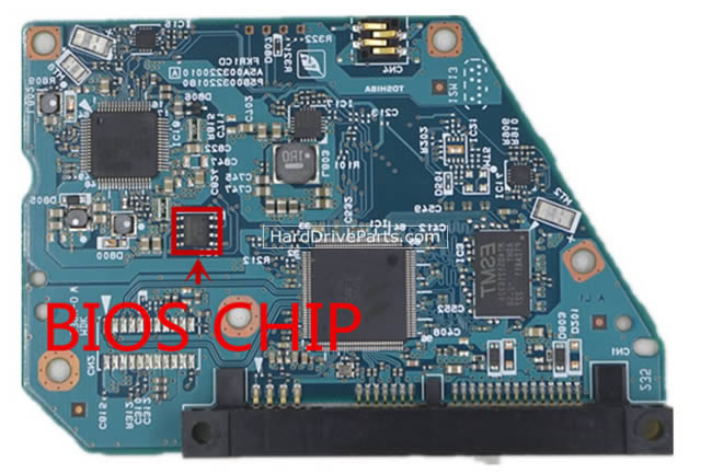 G003222A Placa Logica Disco Duro Toshiba PCB