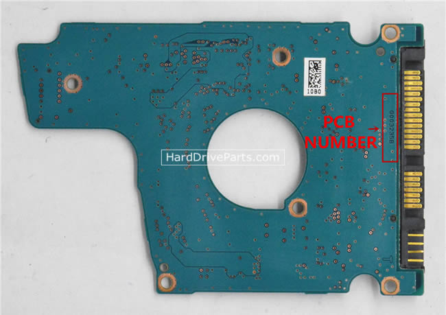 MQ01ABD100 Toshiba Placa Disco Duro G003235B