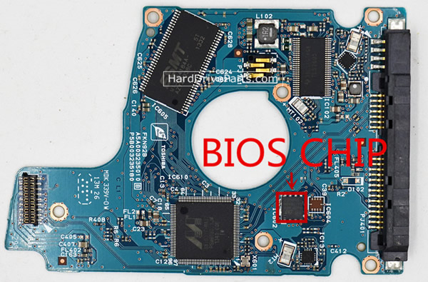 G003235C placa lógica disco duro Toshiba
