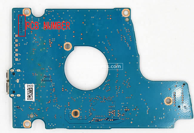 MQ01ABD100 Toshiba Placa Controladora Disco Duro G003296A