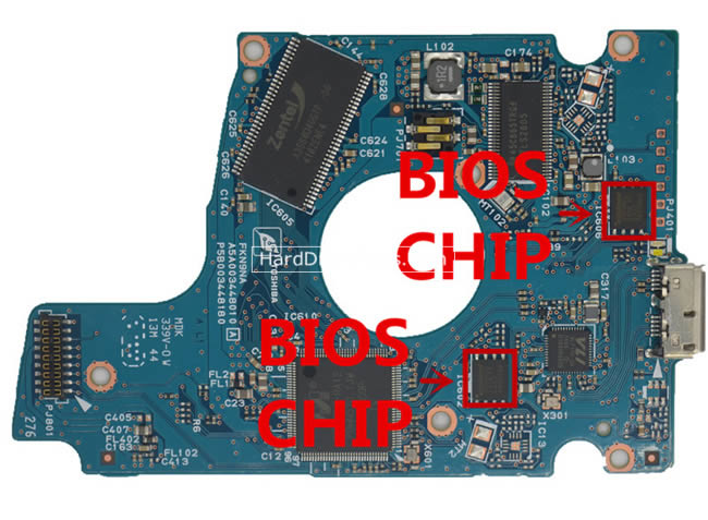 G3448A Placa Logica Disco Duro Toshiba PCB