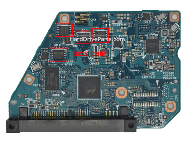 G3626A placa lógica disco duro Toshiba