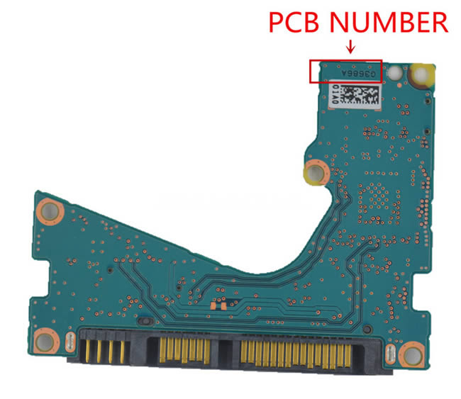 MQ02ABF100 Toshiba Placa Controladora Disco Duro G3686A