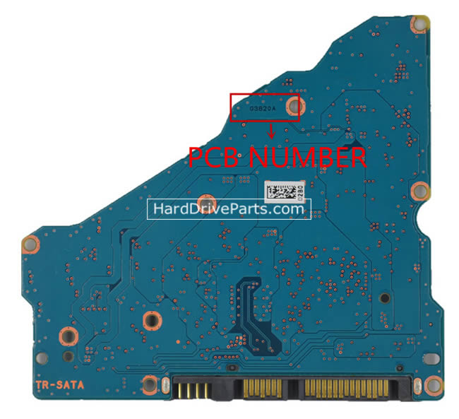 G3820A Placa Logica Disco Duro Toshiba PCB