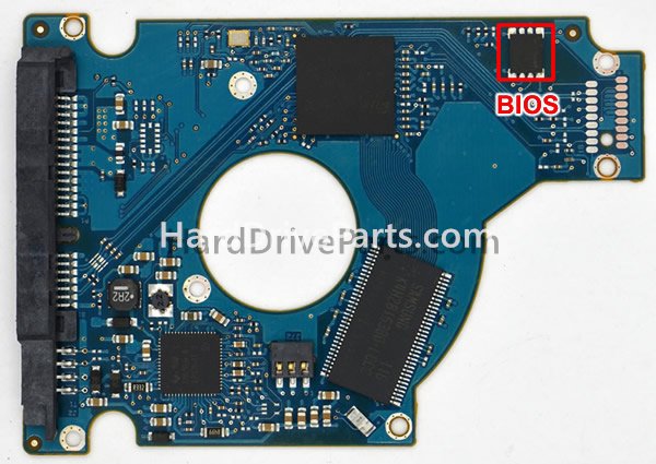 Cambiar el chip de la BIOS en 100625000 placa lógica de PCB de disco duro Seagate