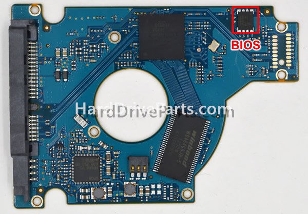 Cambiar el chip de la BIOS en 100656265 placa lógica de PCB de disco duro Seagate