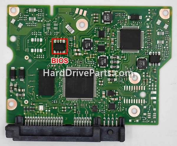 Cambiar el chip de la BIOS en 100664987 placa lógica de PCB de disco duro Seagate