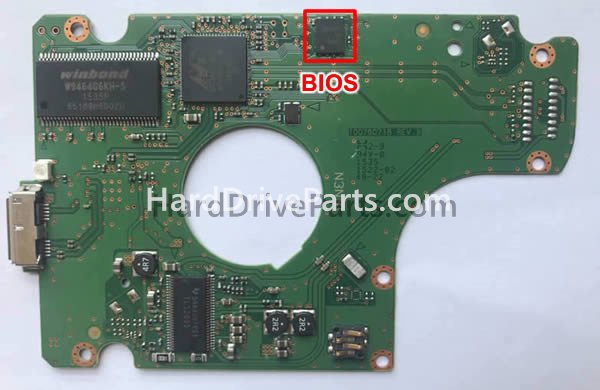 Cambiar el chip de la BIOS en 100760718 placa lógica de PCB de disco duro Seagate