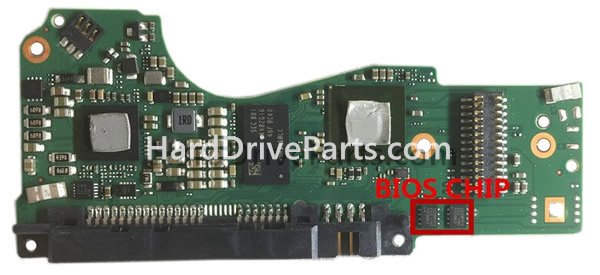 Cambiar el chip de la BIOS en 100831808 placa lógica de PCB de disco duro Seagate