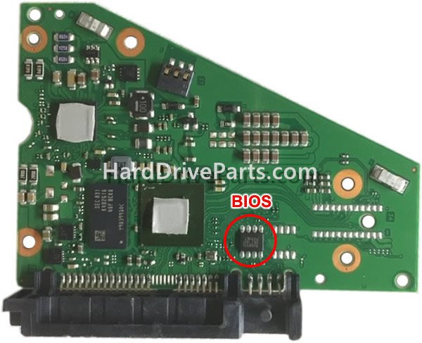 Cambiar el chip de la BIOS en 100835218 placa lógica de PCB de disco duro Seagate