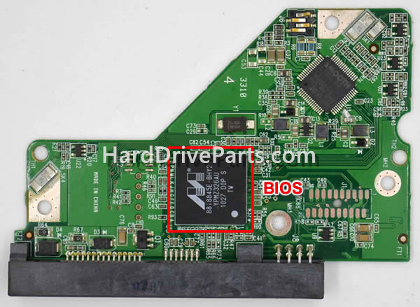 Cambie el chip BIOS en 2060 701567 000 placa lógica de disco duro WD