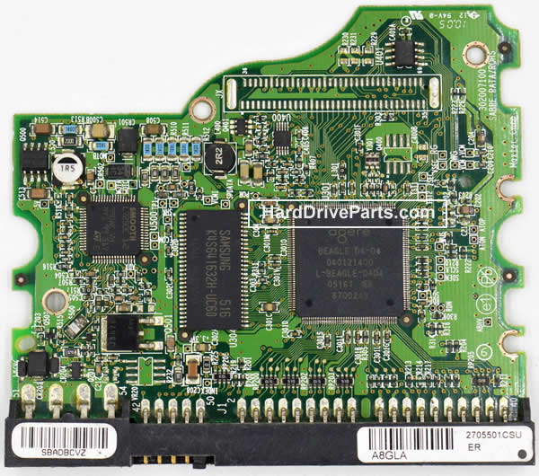 Maxtor 6L200R0 Tarjeta Lógica PCB 040121400