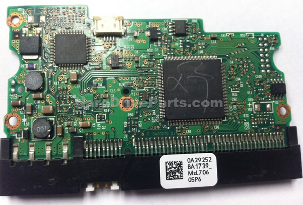 Hitachi HDT722516DLAT80 Tarjeta Lógica PCB 0A30164