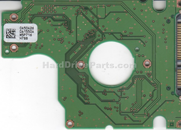 Hitachi HTS541640J9SA00 Tarjeta Lógica PCB 0A50426