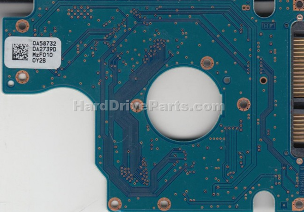 Hitachi HTS545025B9A300 Tarjeta Lógica PCB 0A58732