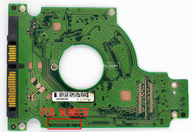 Seagate ST980825AS Tarjeta Logica 100349359