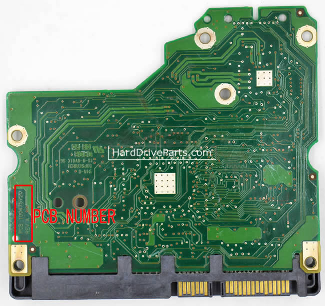 Seagate ST3500320AS Tarjeta Logica 100475720