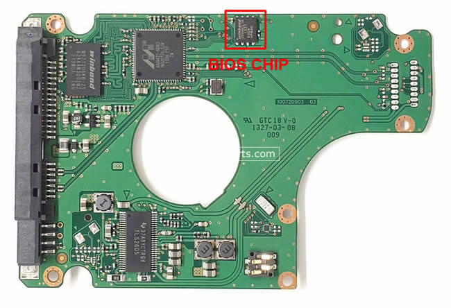 Seagate ST750LM022 Tarjeta Logica 100720903