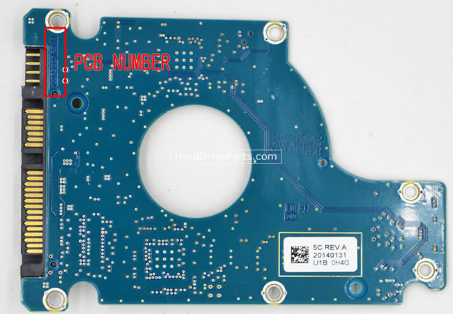 Seagate ST1500LM006 Tarjeta Logica 100731207