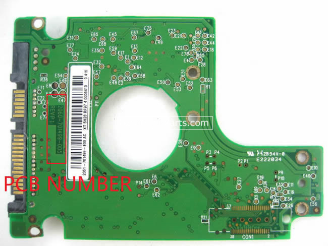 WD WD1200BEVT Tarjeta Logica 2060-701499-005