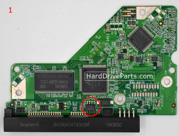 WD WD3200AAKX Tarjeta Lógica PCB 2060-701590-001