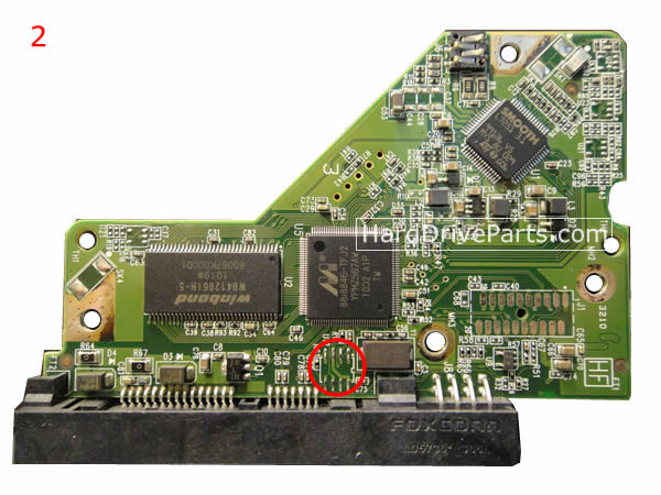 WD WD3200AVVS Tarjeta Lógica PCB 2060-771590-001