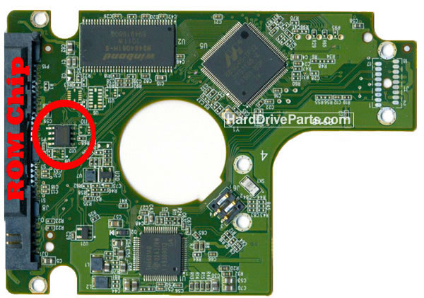 WD WD3200BVVT Tarjeta Lógica PCB 2060-771672-004