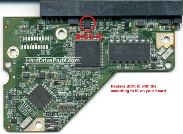 WD WD1003FBYZ Tarjeta Lógica PCB 2060-771702-001