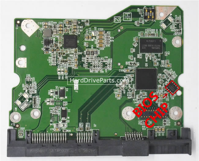 WD WD60EZRX-00MVLB1 Tarjeta Logica 2060-800001-000