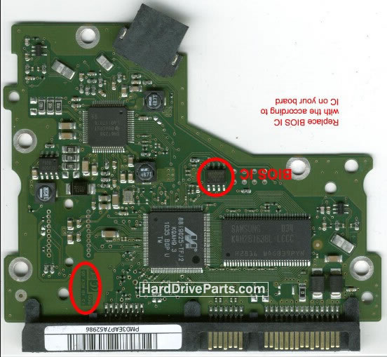 Samsung HD502HJ Tarjeta Lógica PCB BF41-00352A