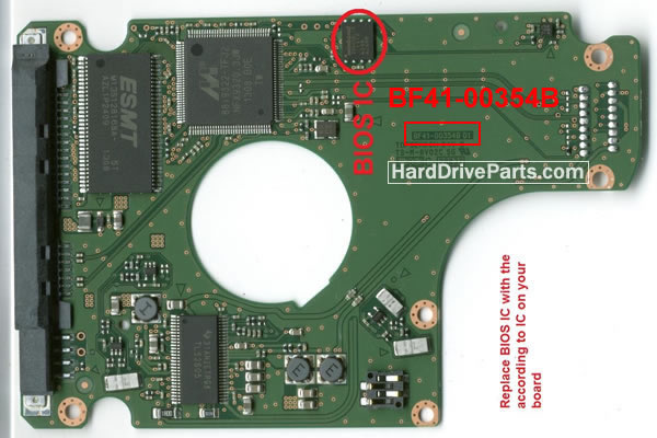 Samsung ST750LM022 Tarjeta Lógica PCB BF41-00354B