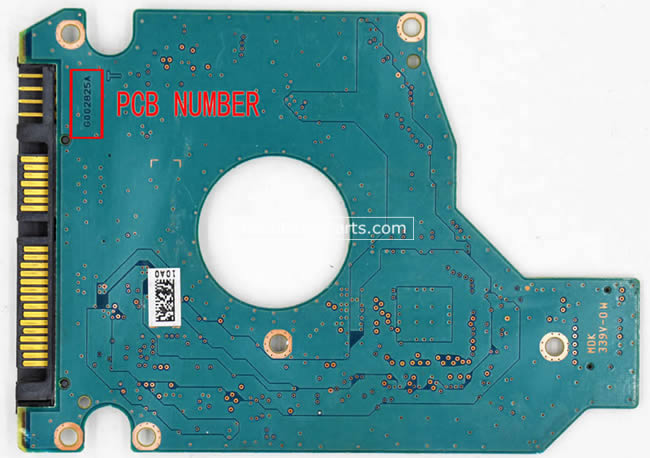 Toshiba MK6459GSXP Tarjeta Logica G002825A