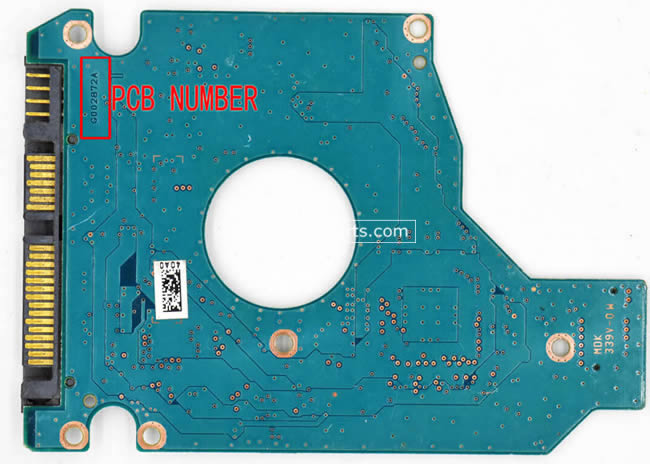 Toshiba MK2561GSYFN Tarjeta Logica G002872A